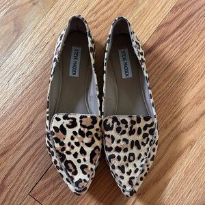 Cow hair, Leopard Print Steve Madden Flats